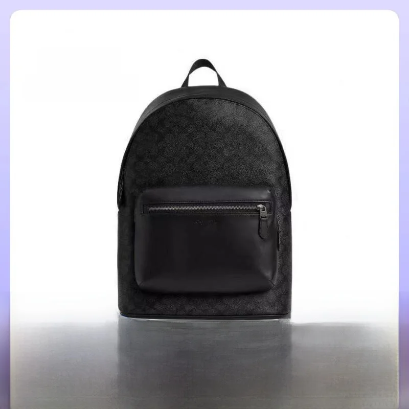 

Casual Large Capacity Men's Backpack Fashion Business Student Leisure Matching Double Shoulder Bag Computer Bag Book Bag