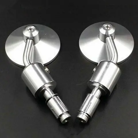 Универсальные Алюминиевые Зеркала Заднего Вида Для Мотоциклов С ЧПУ Для Kawasaki, Yamaha, Honda, Suzuki, 3 Дюйма, 7/8 Дюйма