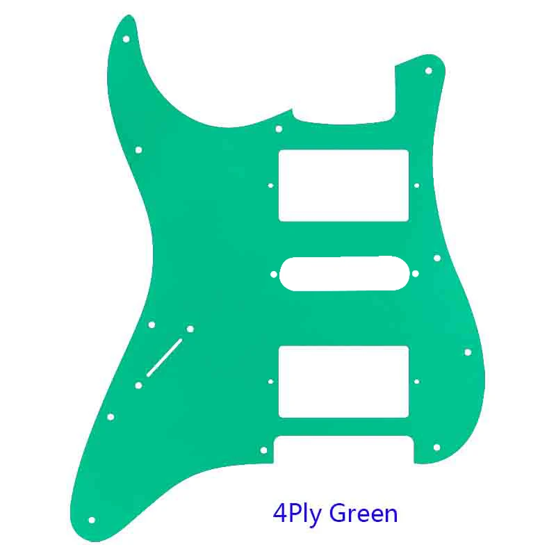Fei Man Guitar Parts - Left Handed 72' 11 Screw Holes Standard Two Humbuckers Single St HSH PAF Guitar Pickguard Scratch Plate