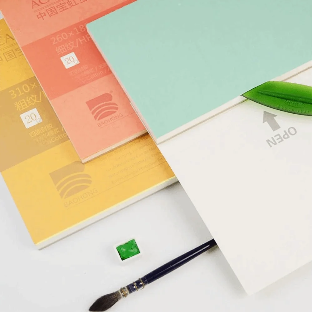novo-bloco-de-papel-para-aquarela-com-20-folhas-32k-16k-8k-caderno-de-esbocos-100-algodao-papel-artistico-300g-para-desenho-em-aquarela