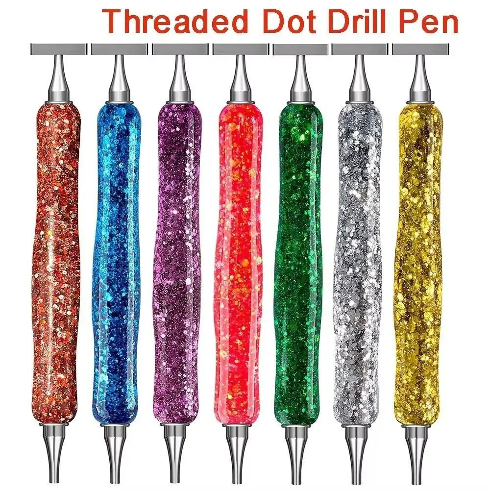 

Replacement Pen Heads Shiny Diamond Painting Pen DIY Craft Pen Tips Point Drill Pens 3D Print Embroidery Diamond Painting Tool