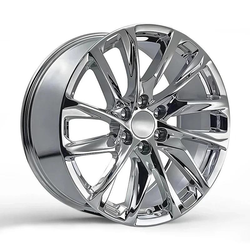 5x1143 19x95 inch aluminum alloy fully silver chormed forged wheels rims monoblock