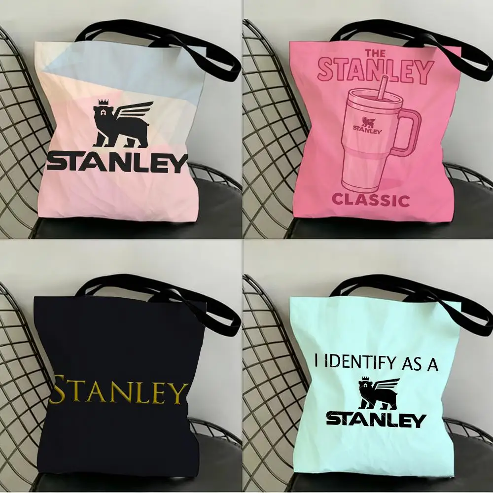 S-StanleyS BRAND FASHION Storage Bags Shopping Bag Canvas Supermarket Shopping Bag Christmas Party Tote Bag Women's Handbag