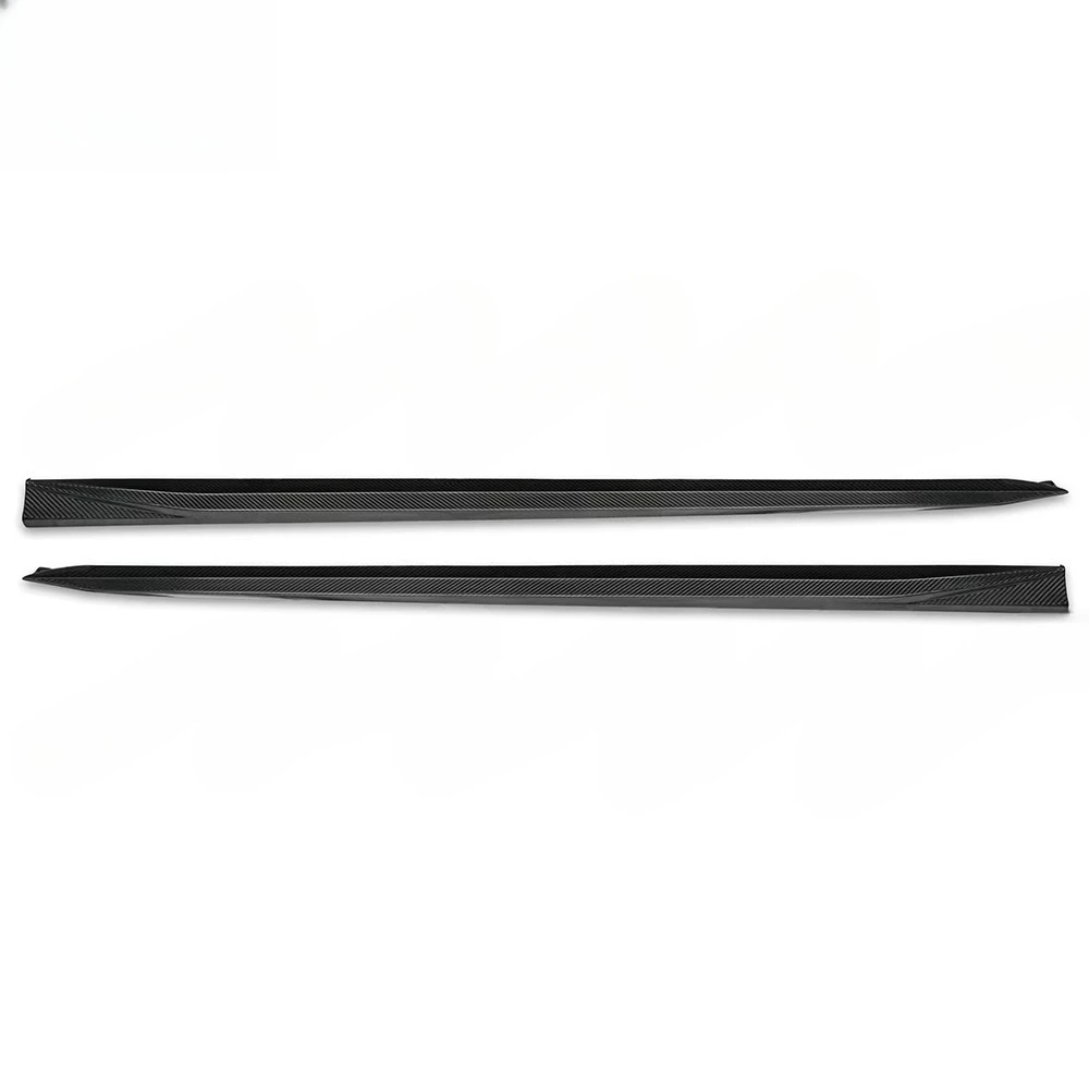 TAKD Style Dry Carbon Fiber Side Skirt Spoiler Replacement Side Skirt Body Kit for  2023-2027 G60 G61 520i 530i 540i 5 Series