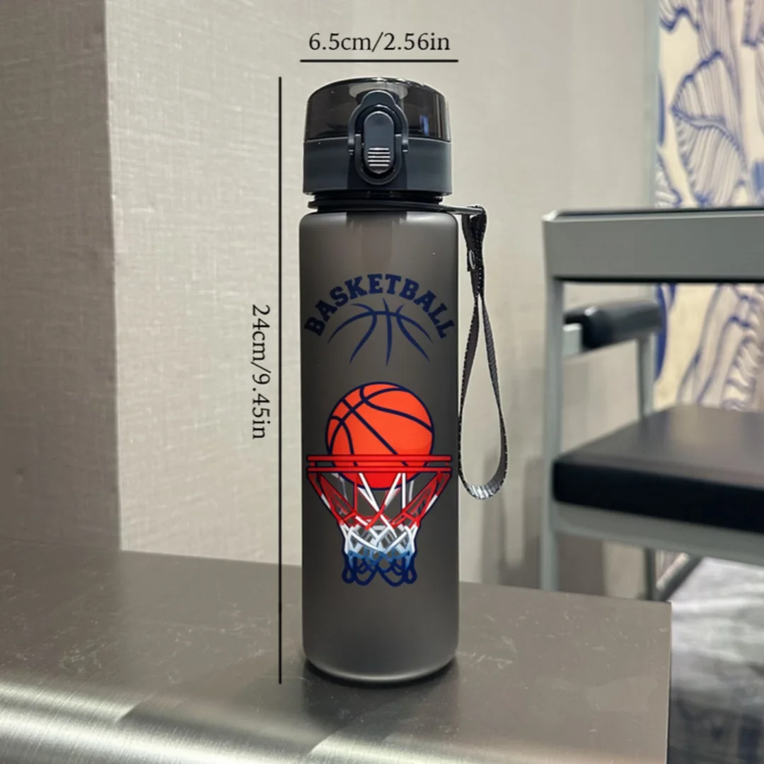 3D Printed Basketball Cartoon Water Bottle, Durable Reusable Design, Trendy Cute Style, Fade Resistant, Lightweight Original