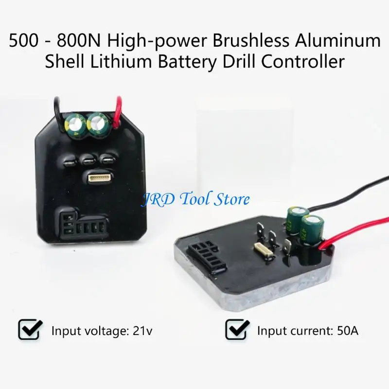 

A2UD Бесщеточный литиевый контроллер дрели 21 В 50 А сверхмощный алюминиевый корпус высокой мощности для сверлильных двигателей