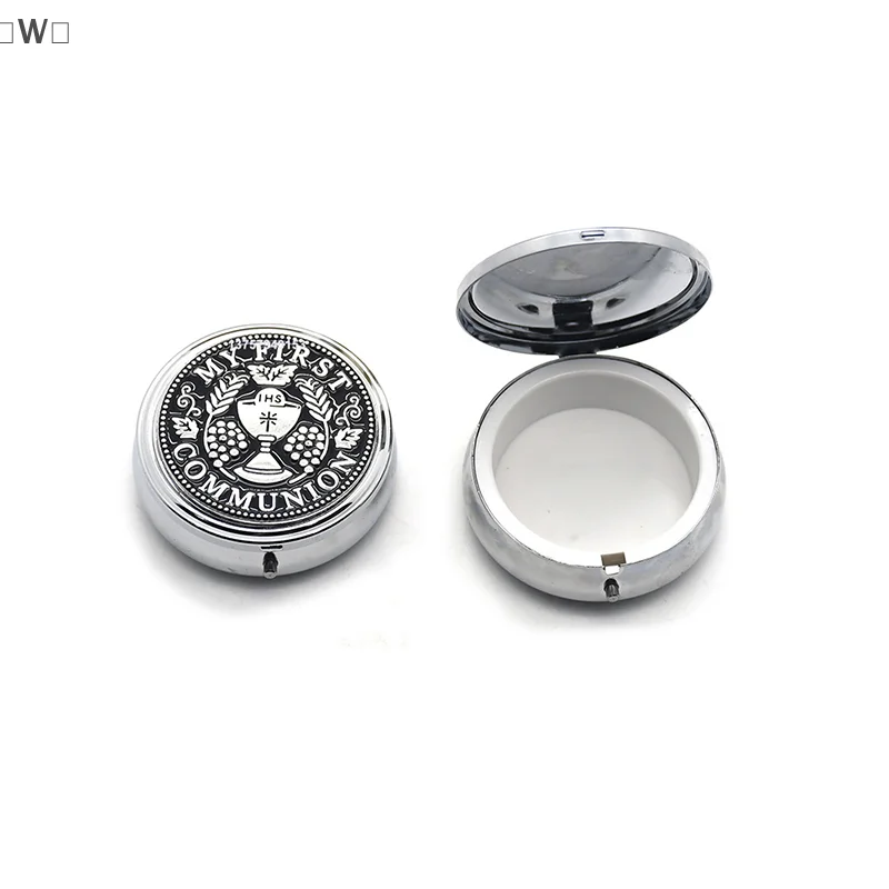 maveraWssuraHoly Graal joyero Vintage Metal Rosarios Collares Organizadores Regalo Religioso Comuniones Iglesia Pendiente Caja de Almacenamiento