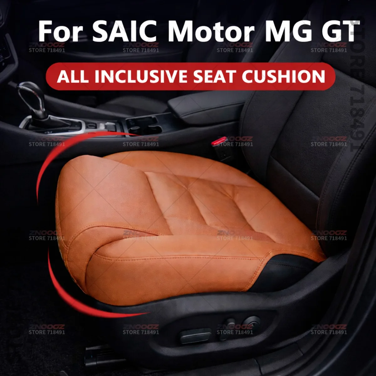 

Подушка-удлинитель для поддержки ног в сиденье автомобиля SAIC Motor MG GT, чехол на сиденье из пены с эффектом памяти, аксессуары для интерьера