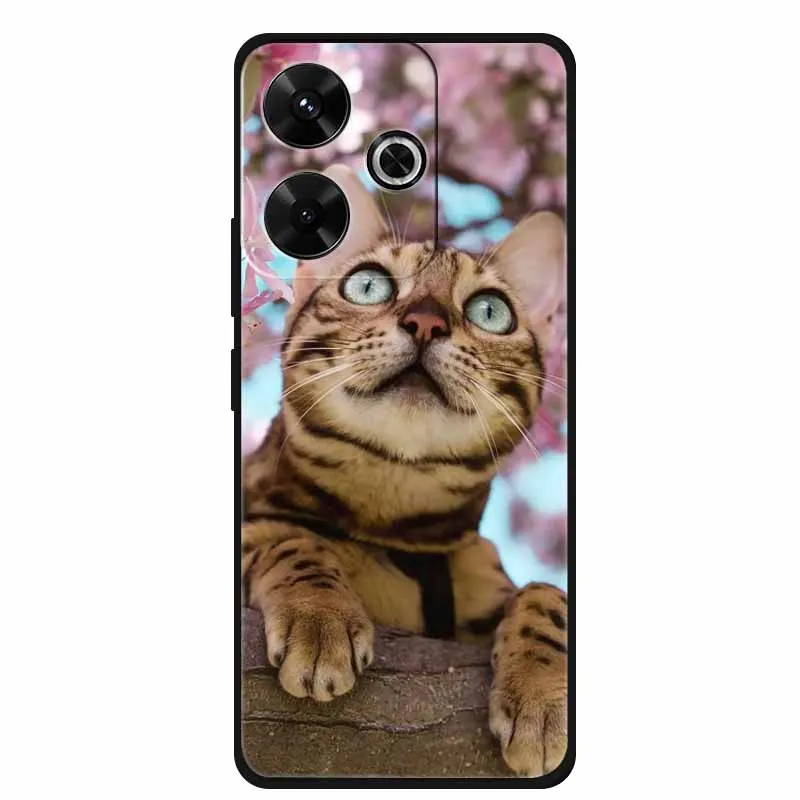 Cool Silicone Cover for Xiaomi Poco M6 4G Case Printed Fashion Soft Cover for Xiaomi PocoM6 4G Case Protective Cartoon Shells