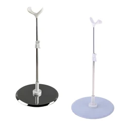 Adjustable 1/3 1/4 BJD Doll Display Action Figures Doll Stand Stainless Doll Display Stand Holder  for 3 4 BJD Dolls Accessories