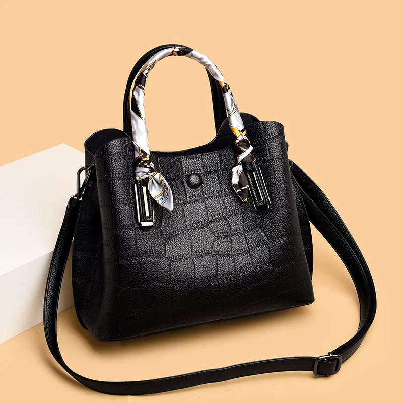 

Trendy Crossbody Bag 2025 New for Women, Lightweight Crocodile Print Shoulder Purse, Casual Spacious Tote for Daily Outings