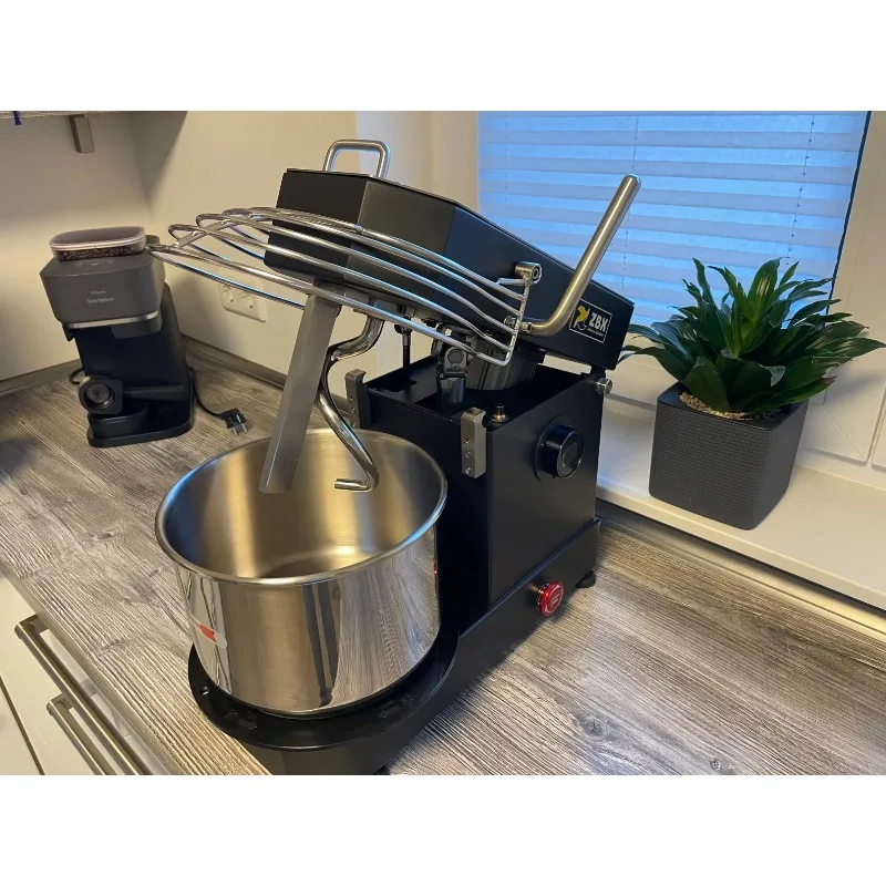 Overall Price Direct Supplier Lift Tilt Head Brushless 7L 3kg Household Bread Amasadora Dough Kneader Spiral Mixer