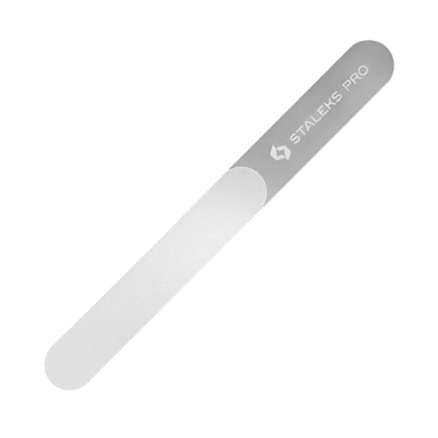 

PRO Laser Nail File 165mm Wide Straight with Handle Stainless Steel Manicure and Pedicure Tool for Delamination Control