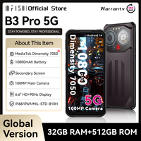 IIIF150 B3 Pro 5G Rugged Phone Dual Display Android 14 Smartphone 10800mAh 100MP Camera 6.6-inch Display 32GB RAM 512GB ROM