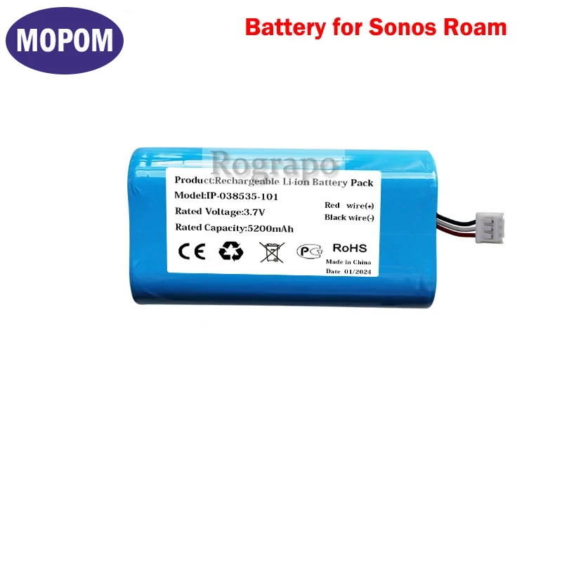 Speaker Battery For Sonos Roam 111-00005 IP-038535-101 5200mAh