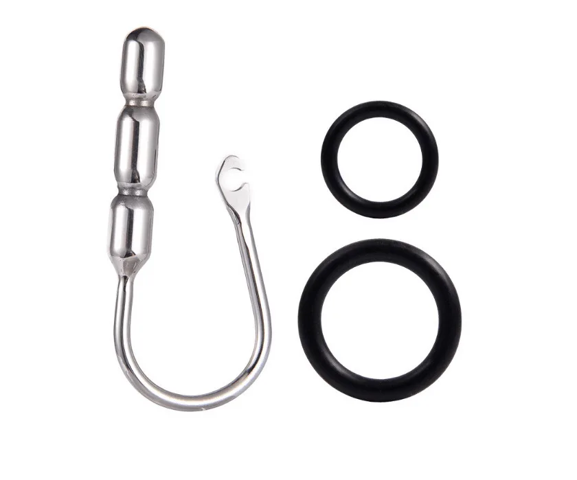 304 Stainless Steel Urethral Catheter Dilator Horse Eye Irritation Sex Toy Men Penis Urinary Plug Insert Urethra Delay Lock Ring