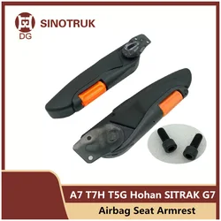 Airbag Seat Armrest For Sinotruk Howo A7 T7H T5G Hohan SITRAK G7 Air Seat Armrest Truck Original Spare Parts