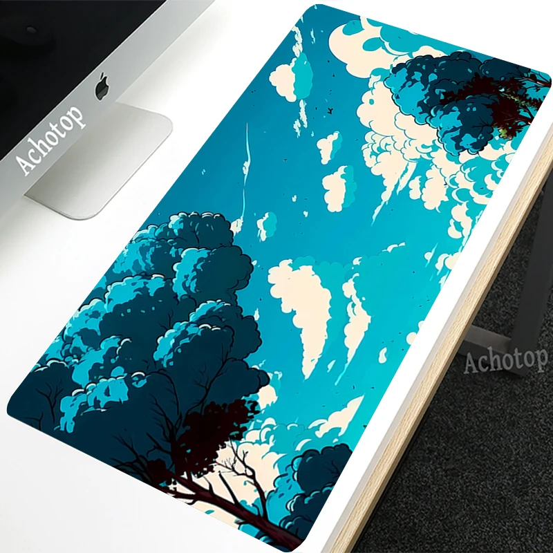 

Original View Mouse Pad Computer Game Large Mouse Mat Gaming Mousepad Gamer Keyboard Pads Anti-slip Deskmat Rubber Carpet XXL