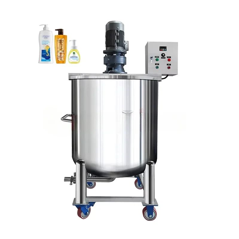 Lienm Stainless Steel Mixing Tank With Agitator Liquid Soap Making Machine Mixer    Making Machine