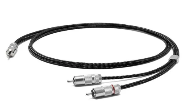 

HPSC-35R 3.5mm To 2RCA One-split-two Signal Line