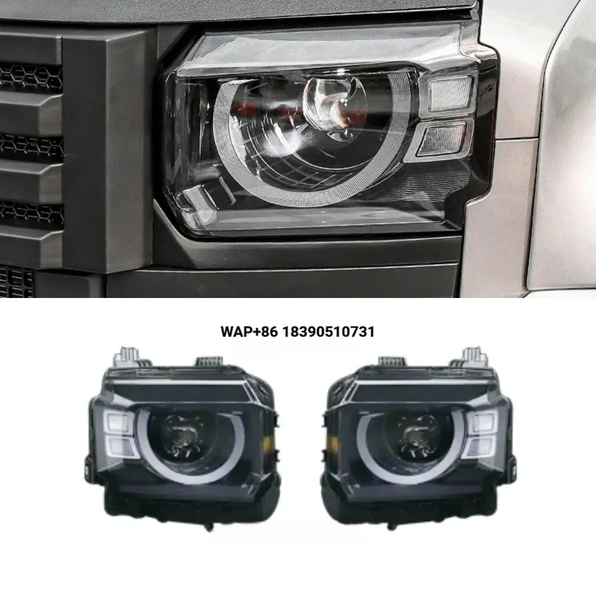 Car Headlight Assembly For Jetour Traveler Shanhai T2 Body Kit Car Accessories