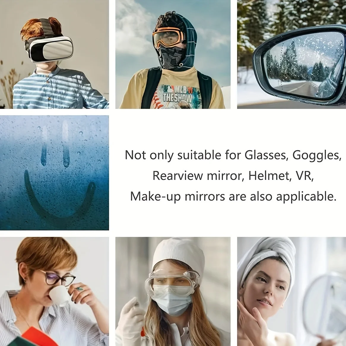 100 قطعة مناديل النظارات المضادة للضباب - مثالية للحالات الرطبة، رؤية واضحة مضمونة #4