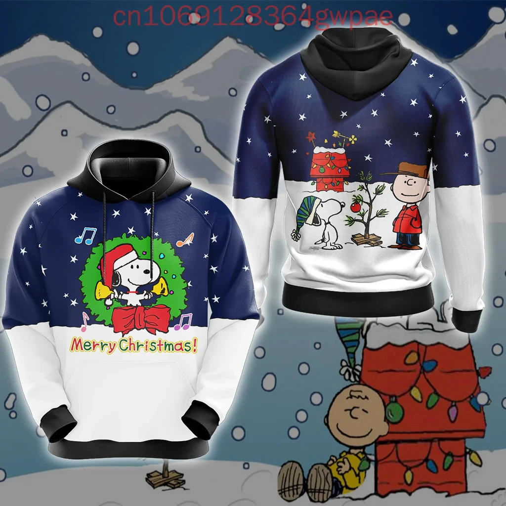 

Snoopy 3D Printing Hoodie Men's Women's Spring and Autumn New Zipper Hoodie Children's Cartoon Street Leisure Sports Pullover