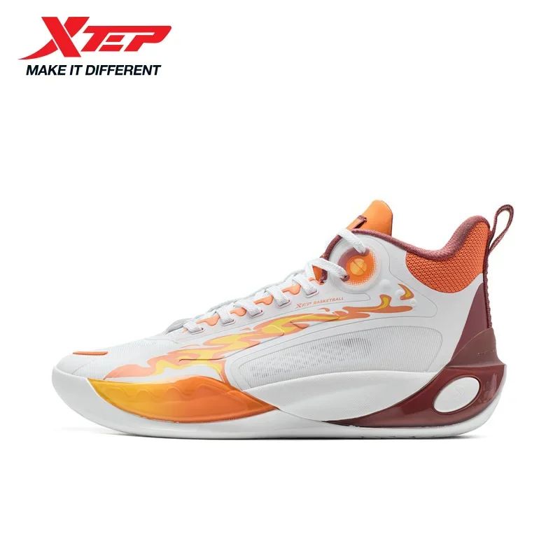 Zapatillas de baloncesto Xtep para hombre 2025, zapatillas ligeras elásticas de estabilidad transpirables resistentes al desgaste de verano para hombre 875319120003