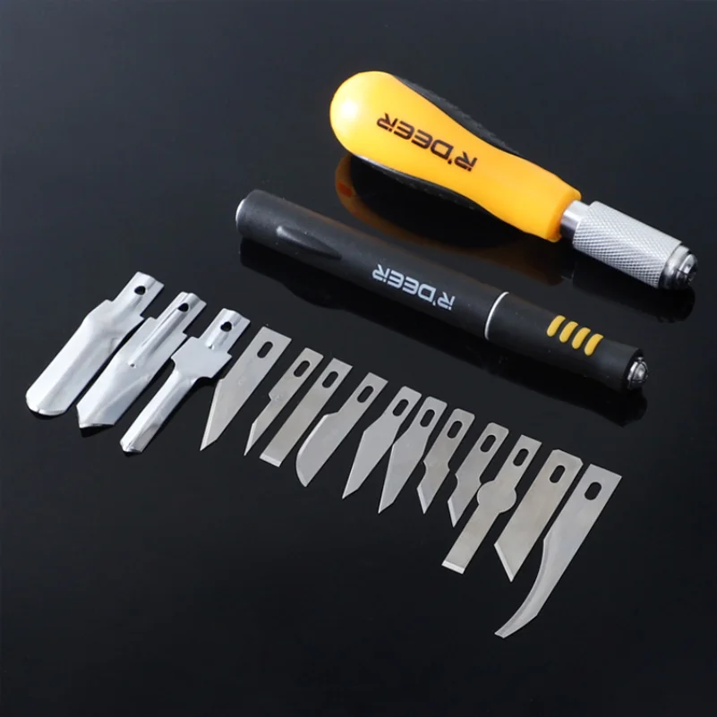 Woodworking carving knife set root carving rubber SK5 multi-use carving knife carving chisel art carving knife 14/29 piece set