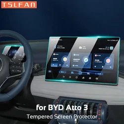 Protector de pantalla de película de vidrio templado para BYD Atto 3 Yuan Plus, cubierta protectora de navegación de instrumentos, accesorios de coche, 2022-2024