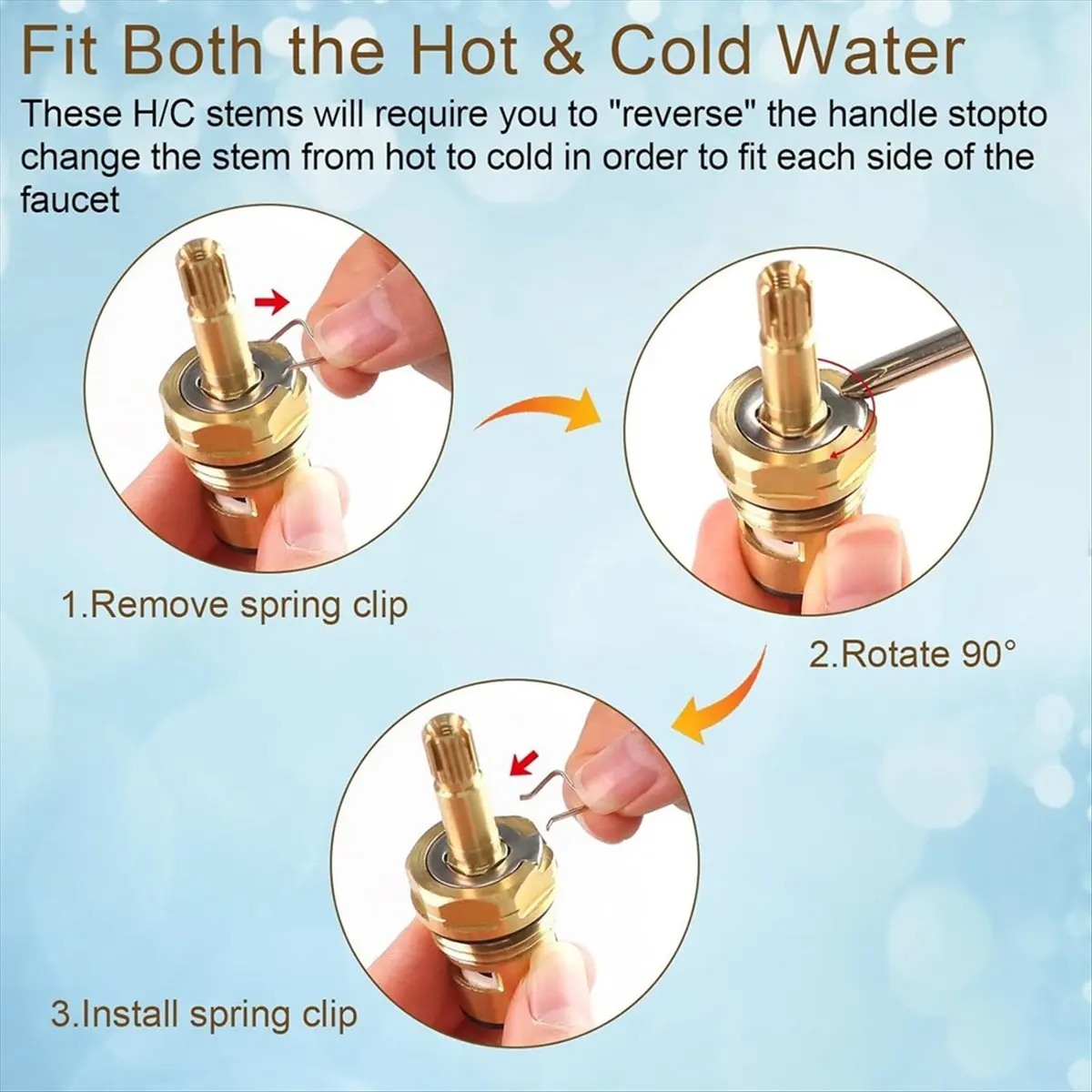 

(WSFS) 2 комплекта клапанов для смесителей, шток смесителя 994053-0070a или 994053-0070a/H, замена штока смесителя для ванной комнаты, кухни, ванны