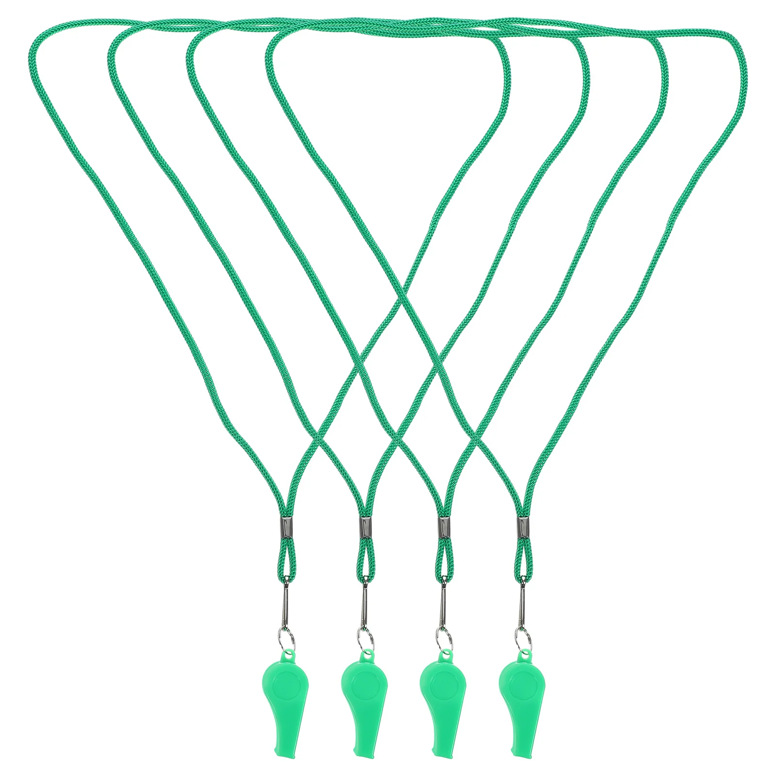 4 قطعة صافرة المحمولة مع الحبل بصوت عال واضح لكرة القدم كرة السلة كرة القدم الهوكي الحيوانات الأليفة التدريب المعلم الحكم في الهواء الطلق