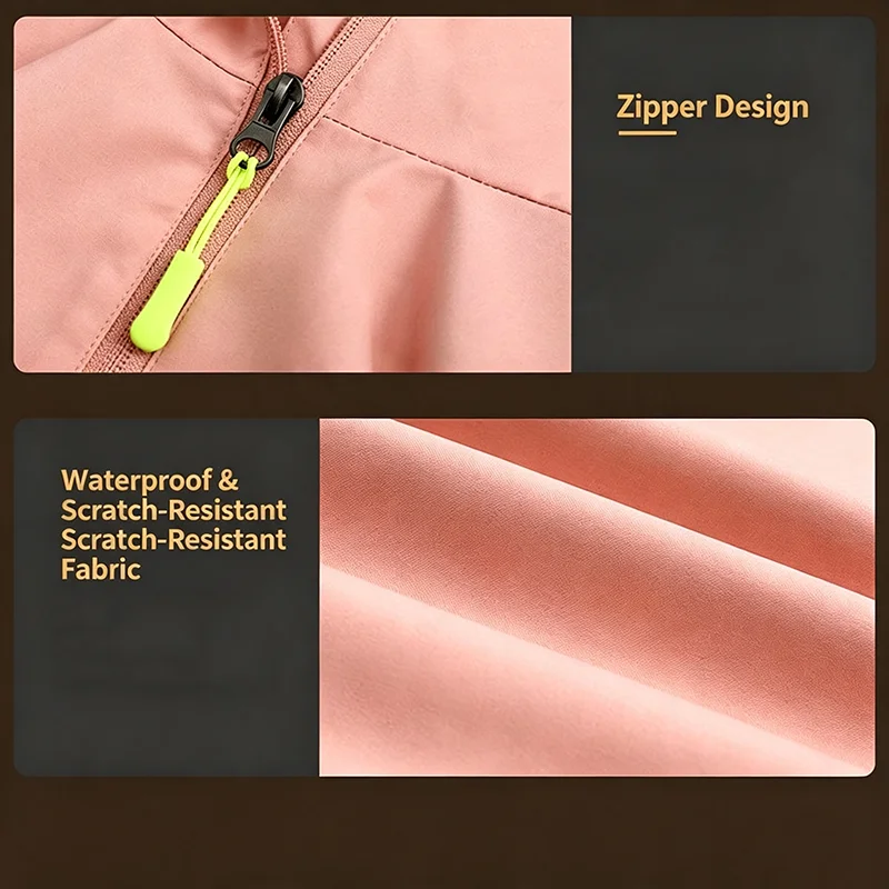 Couple Outdoor Jacket Windproof Water‑Repellent Breathable Softshell Coat Men Clothing Women Tops Hiking Camping Windbreaker