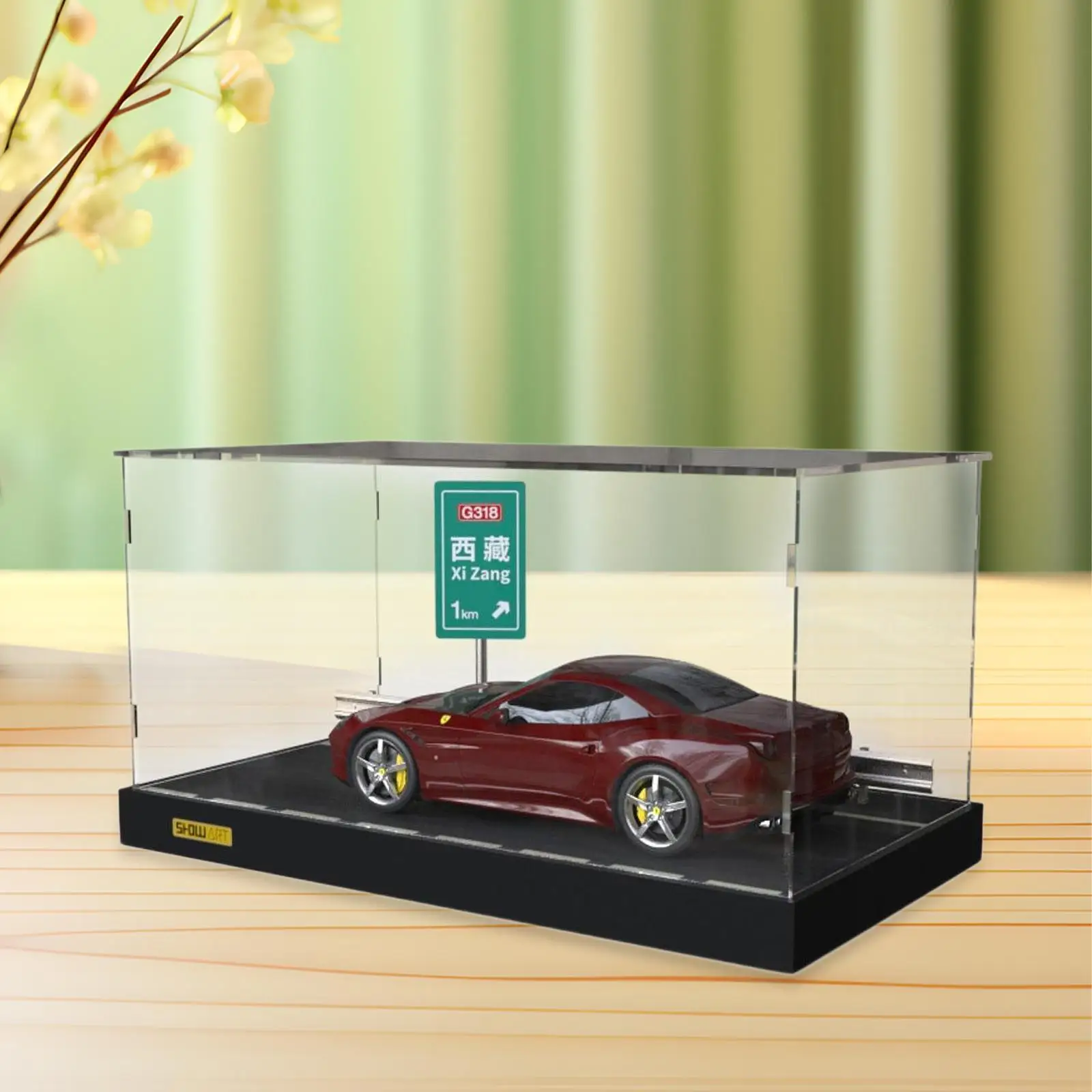 1/24 Car Scene Model Backdrop Model Toy DIY Model Parking Scenery for Diecast Car Scene Action Figures Decoration Collections