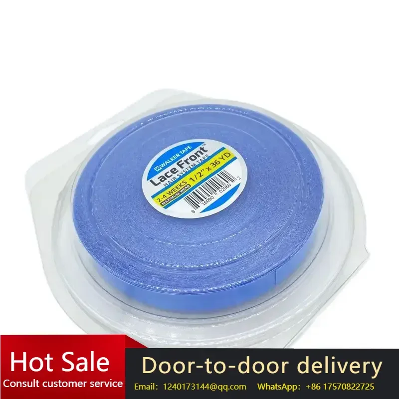 

Popular All with Box 36 Yards Blue Lace Front Tape Double-Sided Lace Front Tapes Hair Extensions