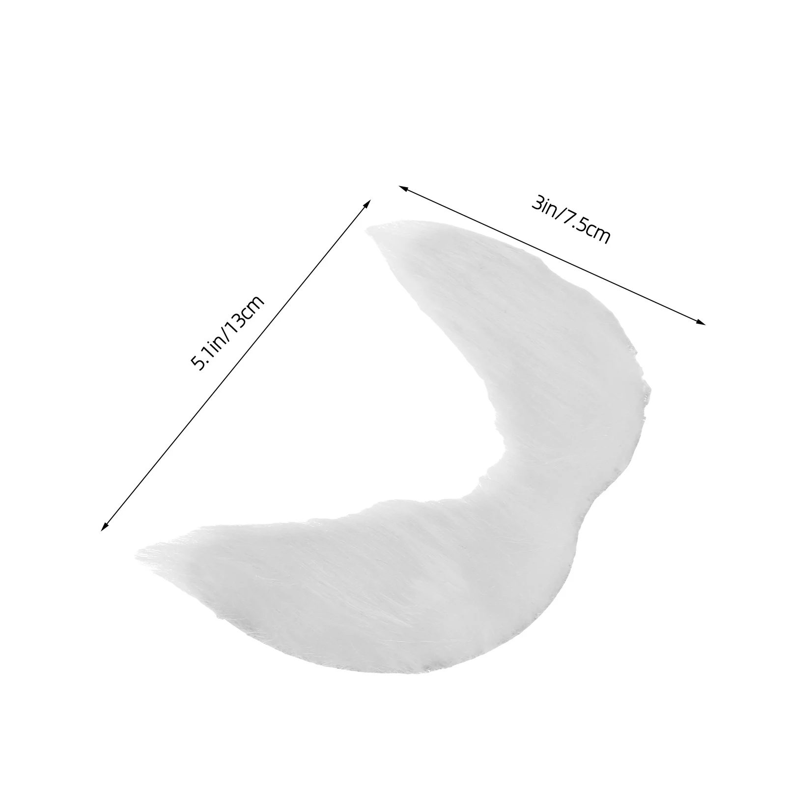 Barbe de père noël blanche universelle, 5 pièces, douce, sans démangeaisons, ensemble de costumes de grand-père d'halloween, Kit de moustache, barbe de vieil homme