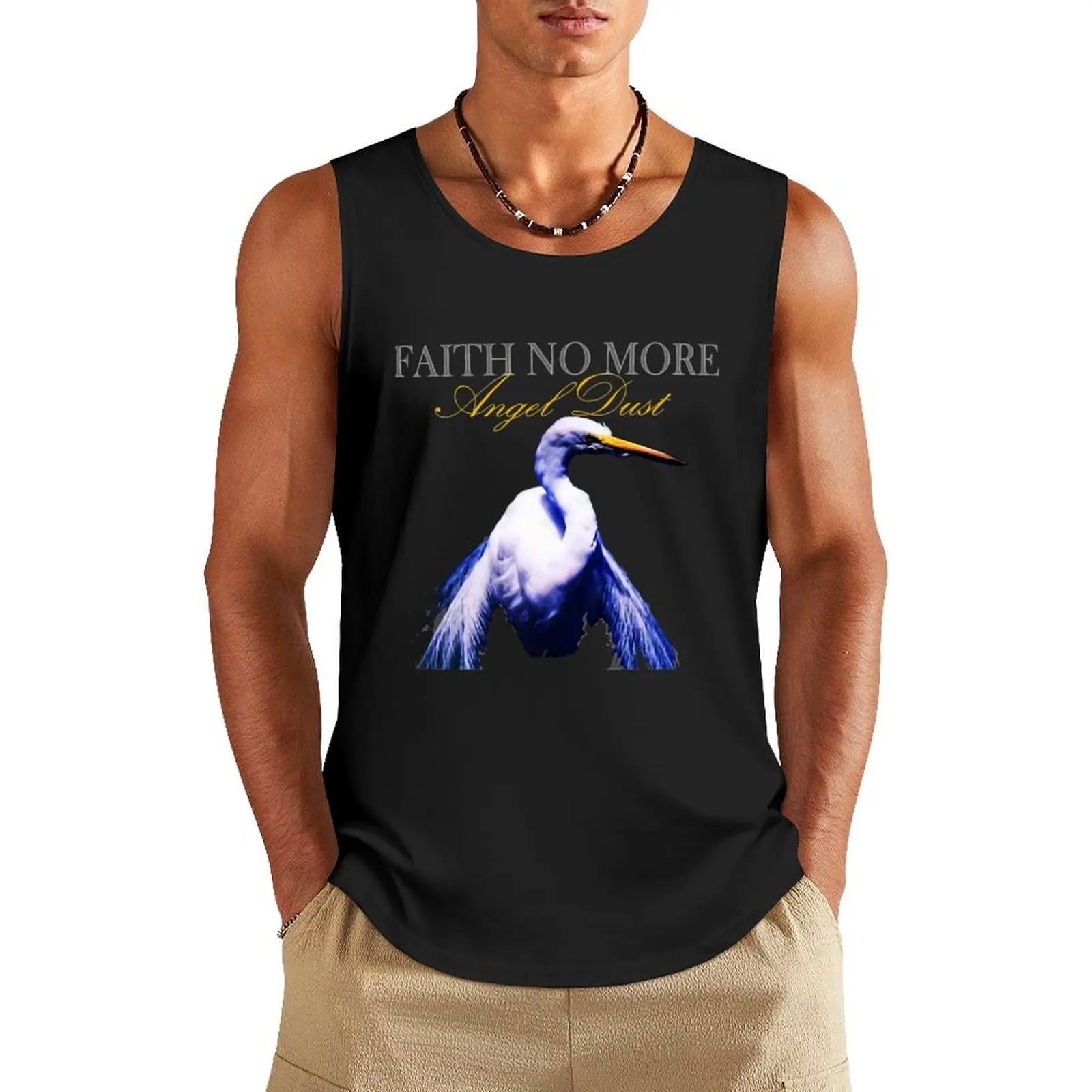 Faith no mores Angel dusts Tank Top T-shirt sports bodybuilding man