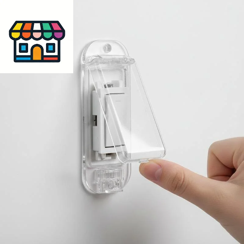 Baby Safety Rocker Switch Guard Cover Universal Fit Child Proof Non-Toxic Anti Electric Shock for Nursery Home Use
