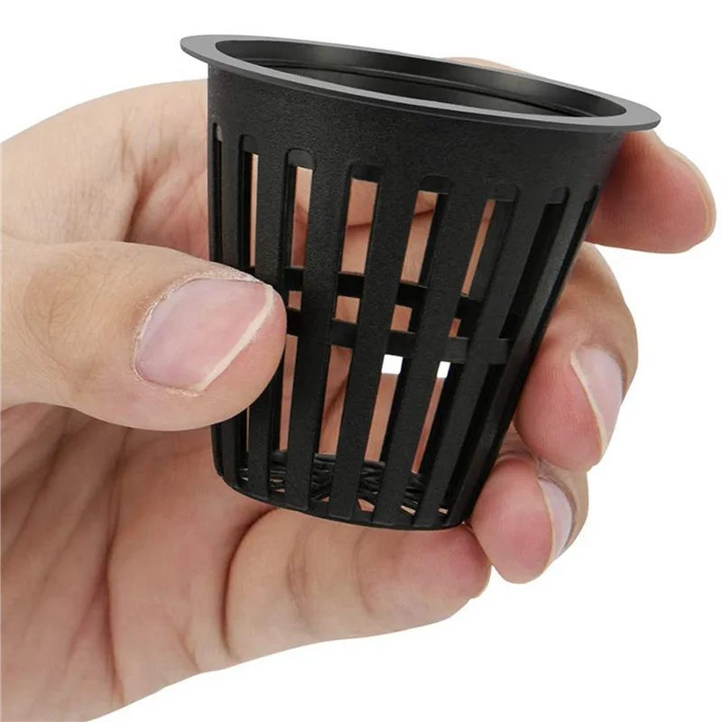 

ABFS 360 Pack 2 Inch Net Cups Slotted Mesh Wide Lip Filter Plant Net Pot Bucket Basket For Hydroponics