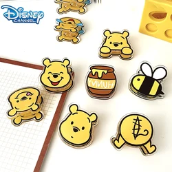 Disney Winnie The Pooh Double Sided Acrylic Note Holder Cute Account Folder Snack Sealing Clip Multifunction Storage Folder