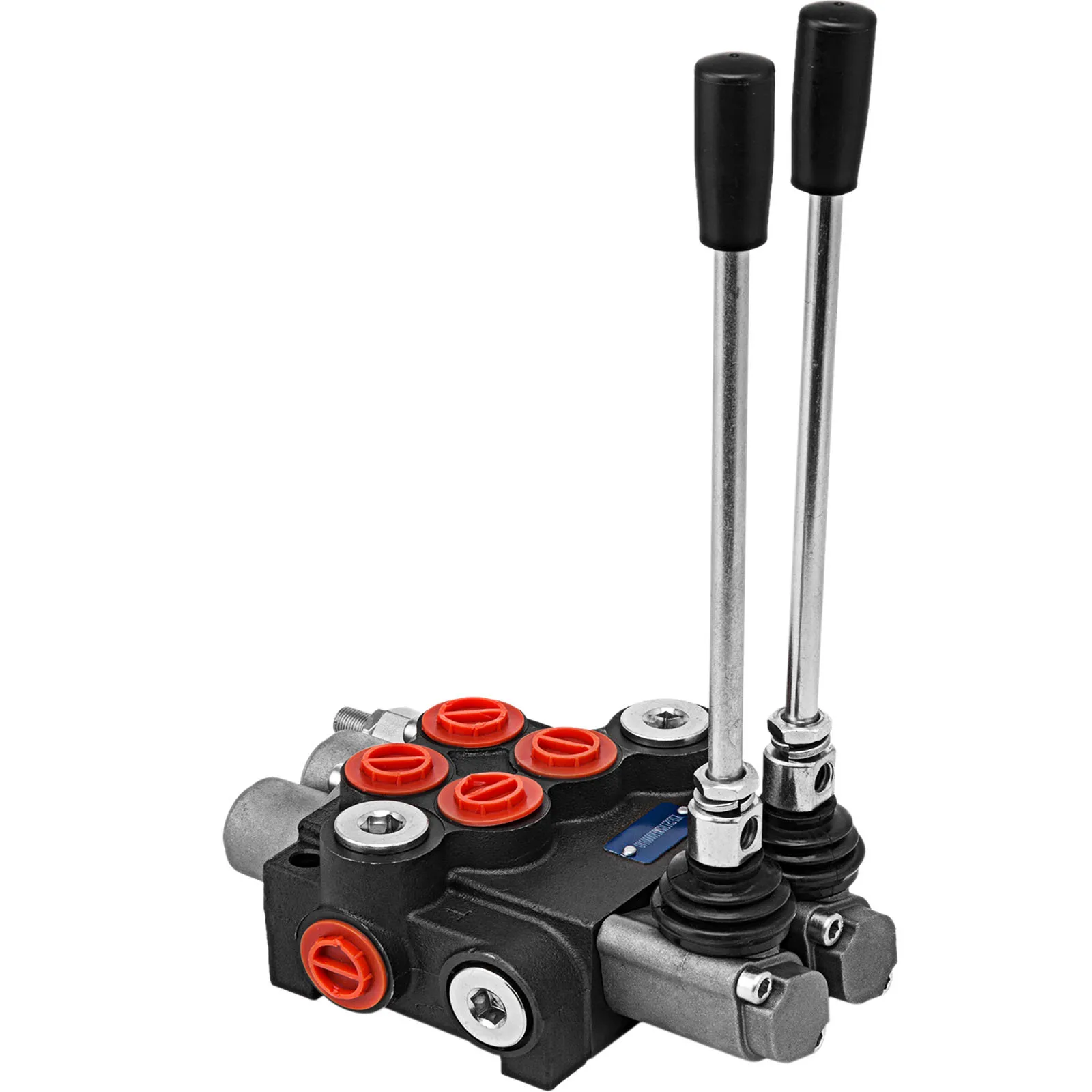 SucceBuy 2 Spool 11GPM 3600PSI Directional Hydraulic Control Valve Double Acting Suitable Use for Pump Hydraulic Cylinder Motor