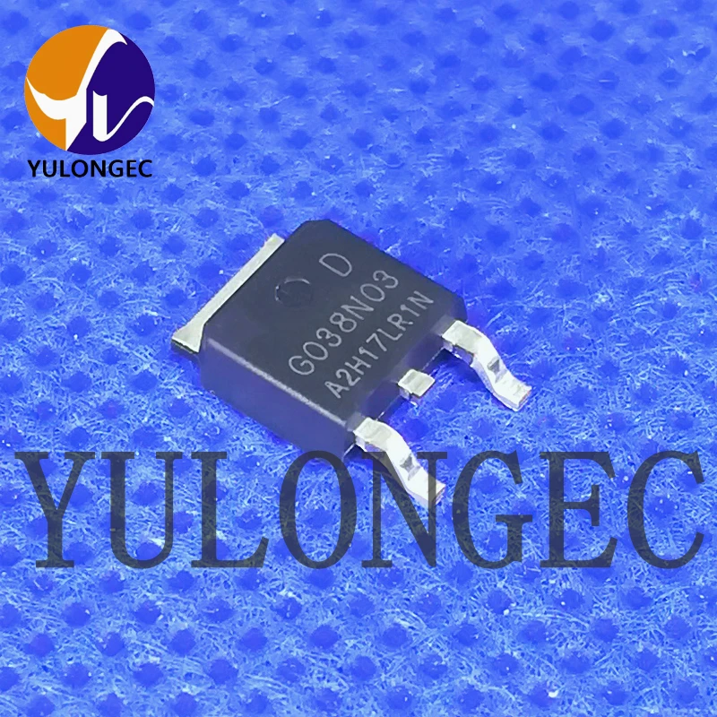 

50PCS HYG038N03LR1D N-Channel Power MOSFET 78A/30V 3.5mOhms TO-252 Chip Original G038N03D