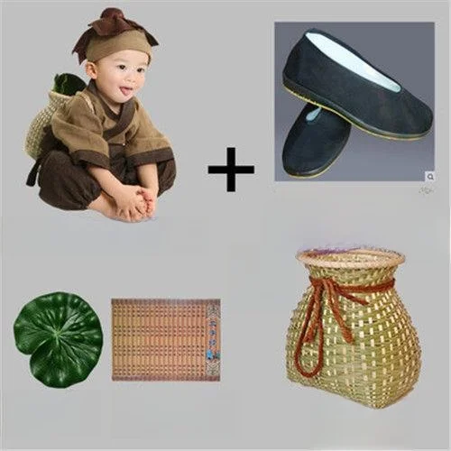

Children's Hanfu Clothing Set Boys' Summer Outfit Girls' Monk Robe Performance Costume Traditional Chinese Ethnic Stage Costume