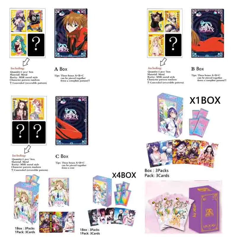 

Goddess Story Collection Games Anime Christma Playing Board Children Gift Table Child Toys