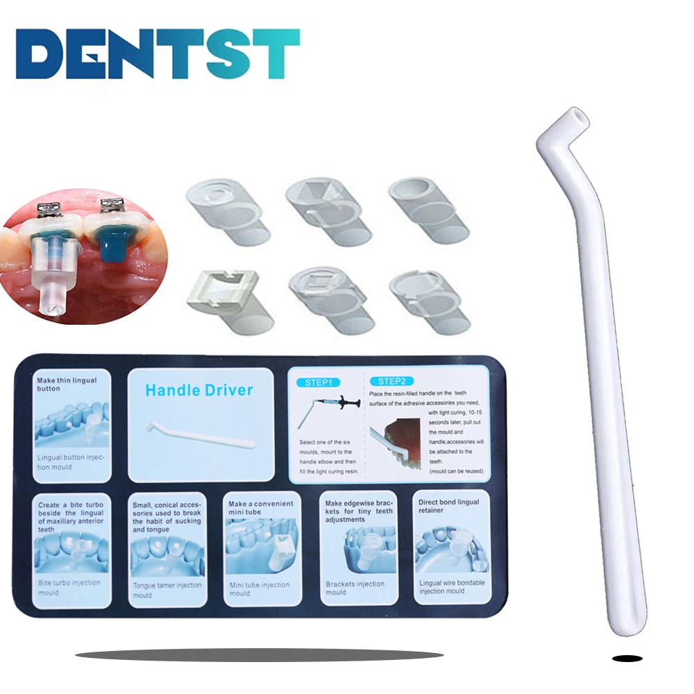 

Wholesales 5 Set Dentst Mini Orthodontic Accessories Injection Mould Dental Orthodontic Mould Dental Material