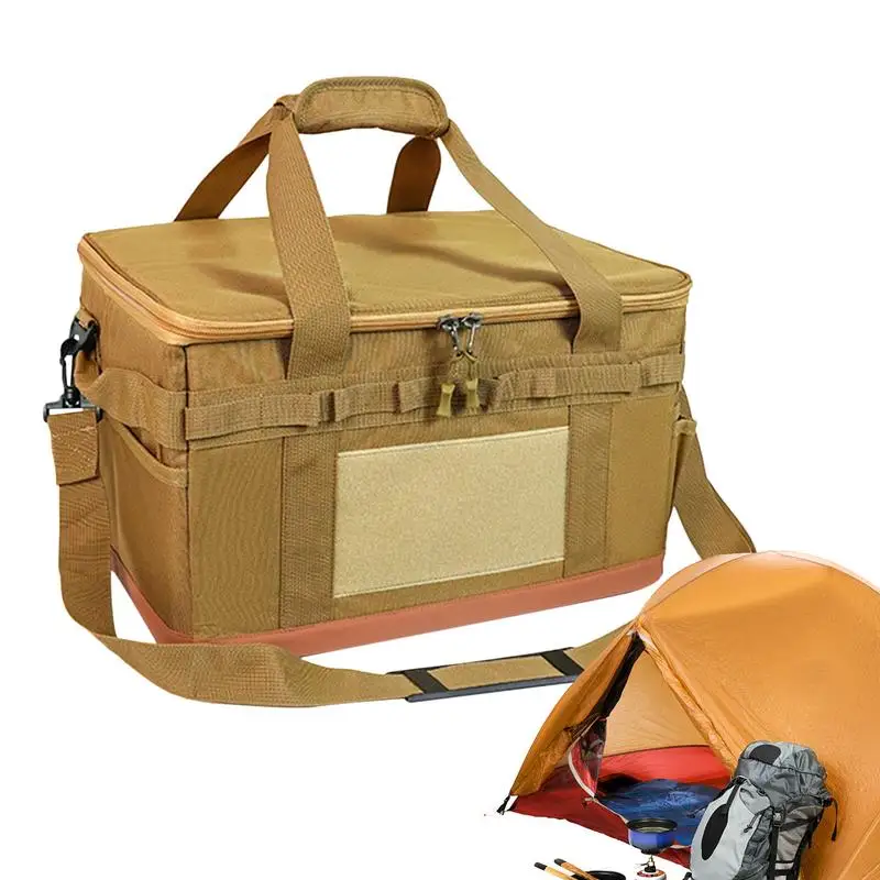 

Camping Storage Bag 30L Camping Kitchen Bag Utensil Bag Organizer Camping Equipment Storage Bag Trunk Organizer Gym Duffle Bag