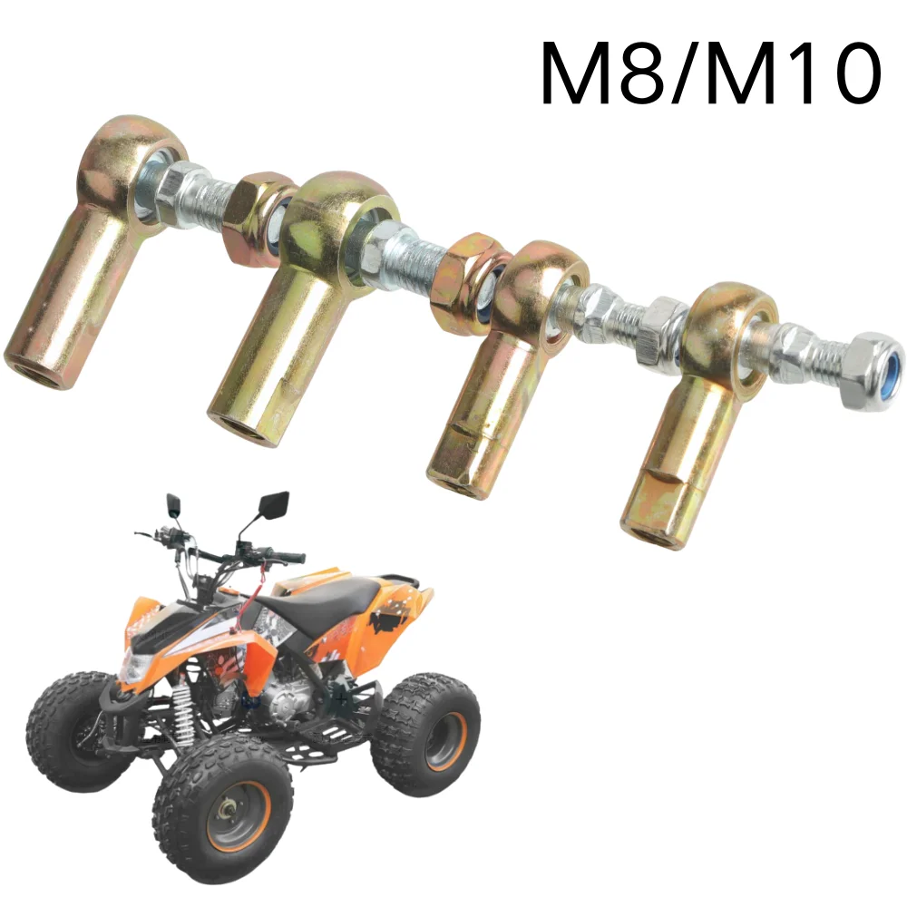 ATV Upgrade 1Pair M8-M8 M10-M10 Tie Rod End Ball Joint Suits China 49CC 50CC Electric Mini Kart Dirt Bike Quad Parts