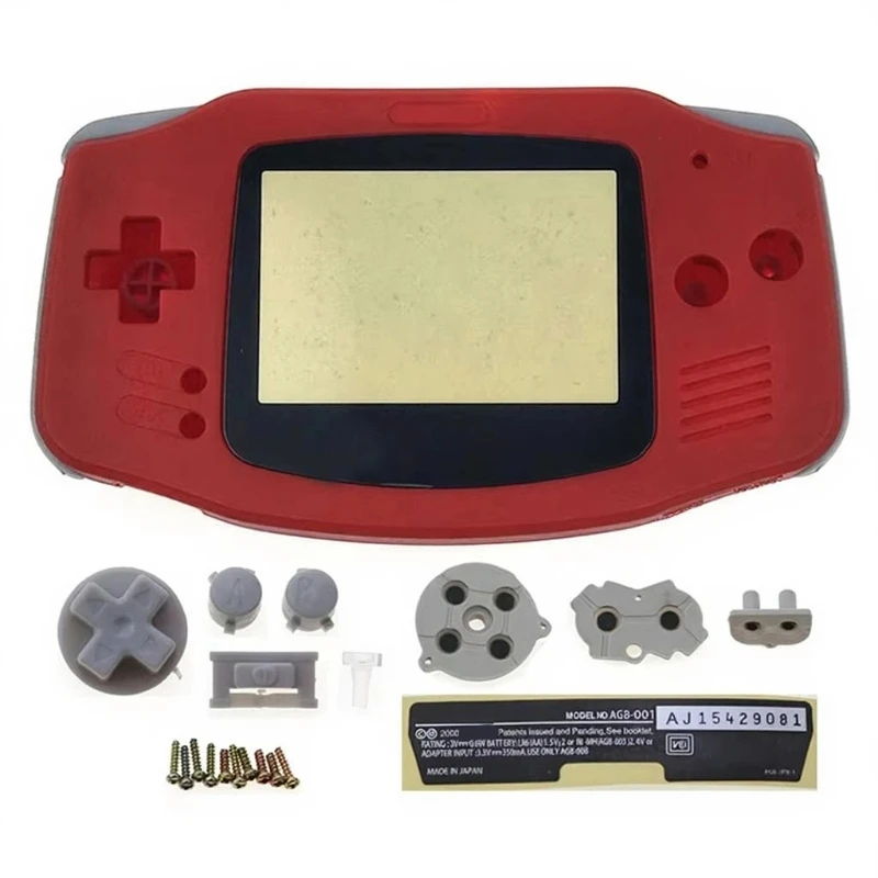 AGB-001 Shell-Erneuerungskit für Handheld-Spielsystem-Service mit Gehäuseseiten, Steuerteilen und Befestigungselementen – Detail 1
