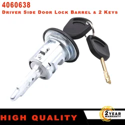 New Front Right Driver Side Door Lock Barrel with 2 Keys for Ford Transit MK6 2000 - 2006 OE 4060638 Car Accessories