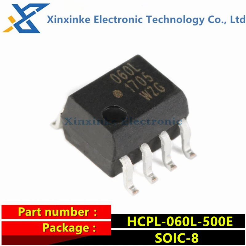 10PCS HCPL-060L-500E SOIC-8 High Speed LVTTL Photoelectric Coupler Chip Marking：060L